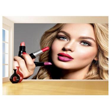 Imagem de Papel De Parede Salão De Beleza Maquiagem Make 3,5M Slb83 - Você Decor