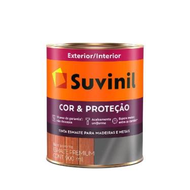 Imagem de Esmalte acetinado cor e proteção branco 900ml - 000075