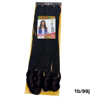 Imagem de Cabelo Afro Curl Twist Cacheado Cachos Na Ponta Boho Crochet - bbless,
