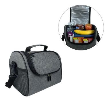 Imagem de Bolsa Térmica Com Isolamento Térmico Grande Porta Marmita Viagem Com A
