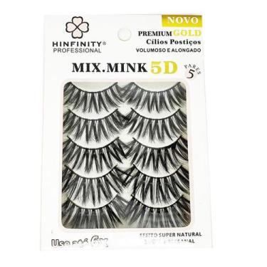 Imagem de  Cílios Postiços Profissional Hinfinity Pro Mix Mind 5D , GT09