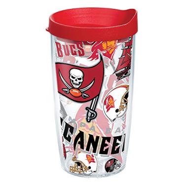 Imagem de Tervis NFL Tampa Bay Buccaneers - Copo com isolamento total, 473 ml, clássico