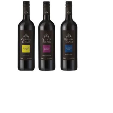 Imagem de Kit Vinhos Quinta Jubair - Bordô Suave + Demi Sec + Seco - Góes