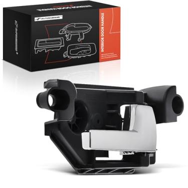 Imagem de A-Premium Maçaneta interna do lado do passageiro dianteiro direito compatível com Ford Taurus X 2008 2009, alavanca cromada, substituição # 8F9Z7422600A