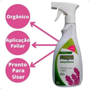 Imagem de Fertilizante Adubo Orgânico Forth Orquídeas Floração 500ml