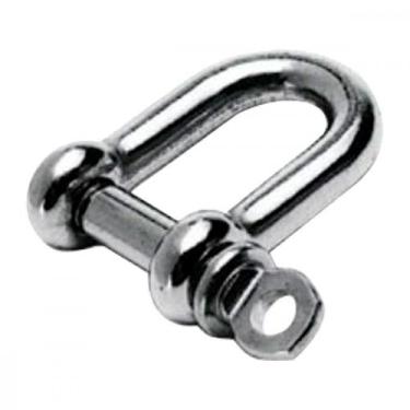 Imagem de Manilha Reta P/Cabo De Aco A 1/4 - fischer mecanica