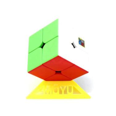 Imagem de Cubo Mágico Profissional 2x2x2 RS2M Moyu Meilong Original Stickerless 