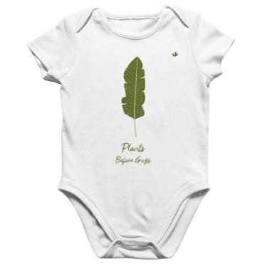 Imagem de Body Bebê Algodão Plants Before Guys - Foca na Moda, Branco, P