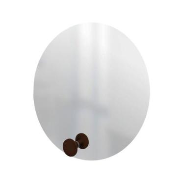 Imagem de Espelho Funcional Hook Corten 50 Cm Redondo - e2g Design