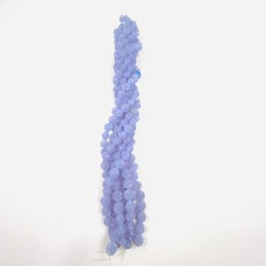 Imagem de Fio de Pedras Craquelada 11mm 31un Lilás Artesanato 30cm - Macall