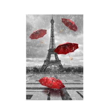 Imagem de Placa Decorativa MDF Foto Torre Eiffel Paris 30x40 - Quartinhos