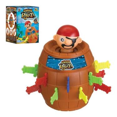 Imagem de Jogo Do Barril Pirata Com Adagas 18x13cm - Grande - Art Brink