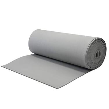 Imagem de VViViD Tapete de Espuma Cinza Antiderrapante de 1,5 m x 17,9 Polegadas para Pilates, Ioga, Zumba, Crossfit e Mais