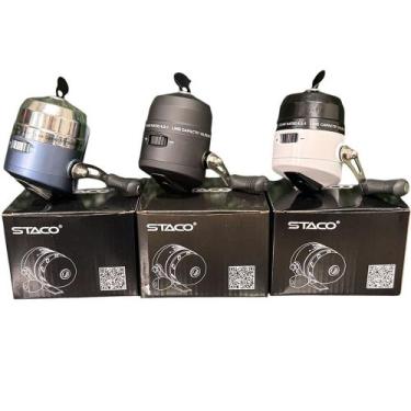 Imagem de Carretilha Pesca Spincast Cmik Staco 4 Rolamentos 1 Manivela