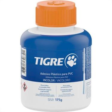 Imagem de Cola Para Tubos E Conexoes Tigre Pvc 175Gr. Frasco Com Pincel