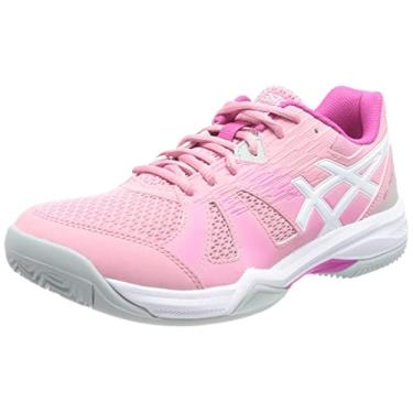 Imagem de Tenis ASICS Gel Padel Pro 5 Feminino Rosa e Branco Modelo 2023 (br_footwear_size_system, adult, numeric, numeric_39)