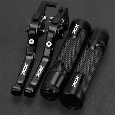 Imagem de TWENOW Guiador de freio de embreagem de motocicleta para PCX 125 PCX125 PCX150 PCX 160 PCX 150 PCX160 todos os anos 2022 2023 acessórios de alavancas de embreagem de freio extensíveis (PCX125 150