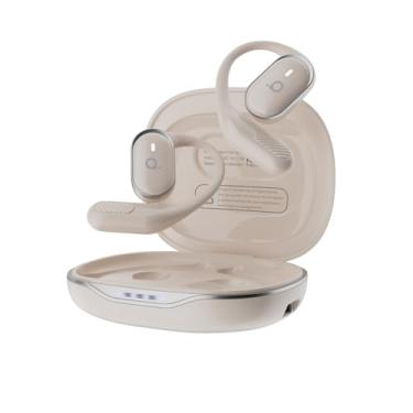 Imagem de Fone De Ouvido Bluetooth Esportes, Basike T6, IPX5/OWS Fone de Ouvido Estéreo Hi-Fi, Suporta Chamadas de Voz, 60 Horas em Standby Para Corrida e Exercícios ao Ar Livre (Branco)