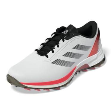 Imagem de adidas Tênis masculino Adizero ZG Spikeless, Calçado branco/vermelho lúcido, preto, 41