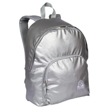 Imagem de Mochila Escolar Infantil Feminina Unicórnio Sestini Tokidoki Prata 