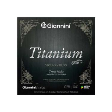 Imagem de Encordoamento Giannini Titanium para Violão Nylon GENWTM
