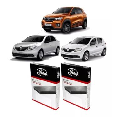 Imagem de CORREIA ALTERNADOR + CORREIA AR CONDICIONADO LOGAN SANDERO KWID 1.0 3 CILINDROS 2017 EM DIANTE