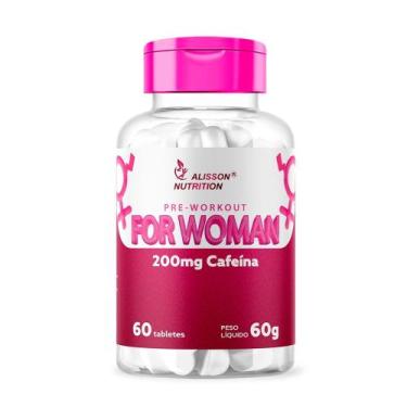Imagem de Pré Treino Para Mulheres 60 Cápsulas Pre Workout For Woman - Alisson N