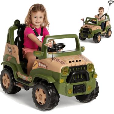 Imagem de Carrinho de Passeio e Pedal Calesita Diipi Savannah Dino