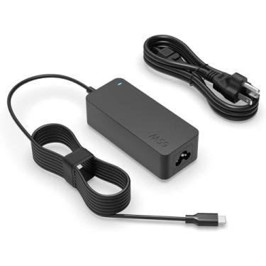 Imagem de 65W USB/Type C AC Adaptador de para computador portátil compatível com Dell Vostro 13 5310 Inspiron 7415 2-in-1 5310 13 Laptop Power Supply Adapter Cord