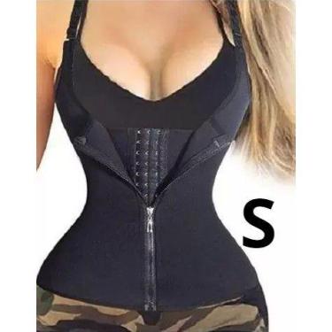 Imagem de Cinta Modeladora Dupla Ajustável Feminina Alça Reduz e Afina Cintura L