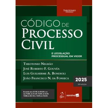 Imagem de Livro - Código de Processo Civil e Legislação Processual Em Vigor - 56