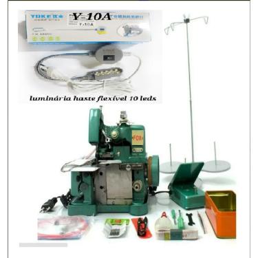 Imagem de Overlock GN1-6D verdinha  Semi-Industrial 220v+LED