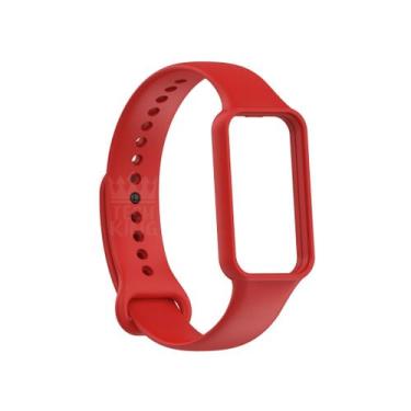 Imagem de Pulseira de Silicone Confortavel Para Amazfit Band 7 - Novo - TechKing