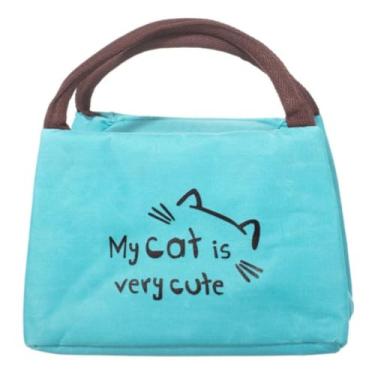 Imagem de Bolsa Térmica Infantil Lancheira Escola Menina Menino Bebê (Turquesa)