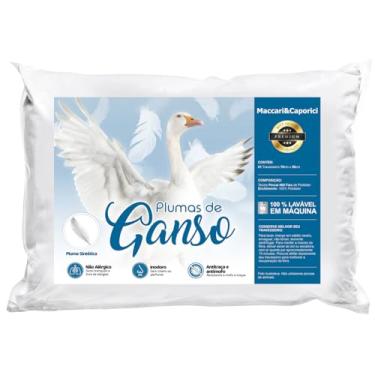 Imagem de Travesseiro Toque de Pluma Premium Percal 400 Fios 50x70cm Lavável, Antiácaro, Antialérgico
