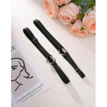 Imagem de cinta Liga persex coração sensual - wellika moda intima, Preto