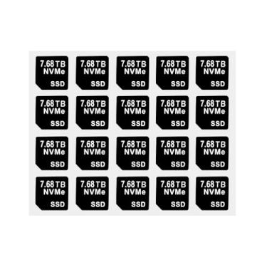 Imagem de Etiqueta adesiva com capacidade de 20 peças para bandeja de disco rígido Caddy DXD9H 0DXD9H X7K8W 0X7K8W, compatível com Dell PowerEdge de 16ª a 14ª geração r740 r440 r340 r750 r650 r550 r760 r660 25
