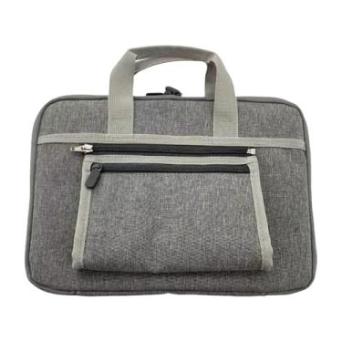 Imagem de NonMiFyR Bolsa para laptop com alça, zíper suave, pasta protetora fina, bolsa para computador, trabalho, notebook, faculdade, viagens, escritório