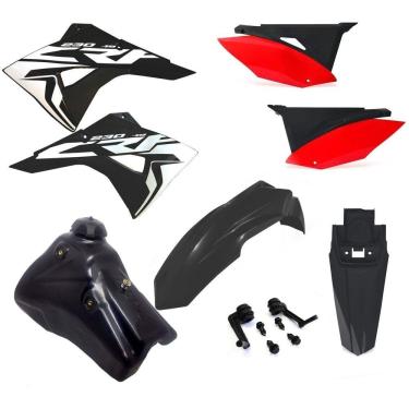 Imagem de Kit Plástico Biker Next Crf 230 2007 P/ 2020 Adesivos e Tanque