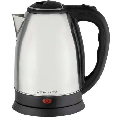 Imagem de Chaleira Elétrica em Aço Inox 220V CE02 Prata AGRATTO