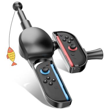 Imagem de GLDRAM Fishing Rod Handle Grip Controller for Switch 2 Joycon