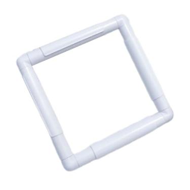 Imagem de Fancyes Bastidor de Clipe, Bastidor Quadrado para Bordado, Resistente E Fácil de Instalar, Bastidor de Ponto Cruz Doméstico, Bastidor de Encaixe para Ponto Cr, 27,9 cm x 27,9 cm