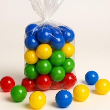 Imagem de Brinquedo Infantil Pacote Bolinhas Coloridas Para Piscina De Bolinha 5