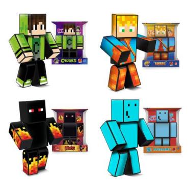 Imagem de Bonecos do jogo Mine Athos Problems Cadres Lopers 25cm Craft - Algazar