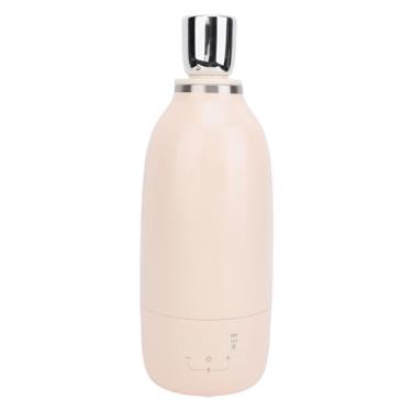 Imagem de Dpofirs Aquecedor de Garrafas Portáteis 500 Ml, Caldeira de água de Aço Inoxidável Sem Fio, Com Bateria de 18000mAh, Aquecimento Rápido, Pequena Chaleira Elétrica, para Uso de Carro Ao