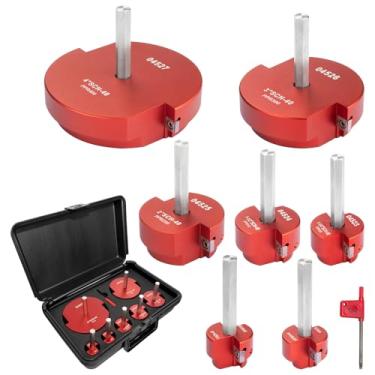 Imagem de DEEFIINE Kit de alargador de tubo de PVC com inserções duplas, protetor de encaixe de plástico 7 peças contém 1,9 cm, 2,5 cm, 3,5 cm, 3,5 cm, 3,5 cm, 1 1/5.1 cm, 3',10.2 cm para tubo SCH40, ferramenta