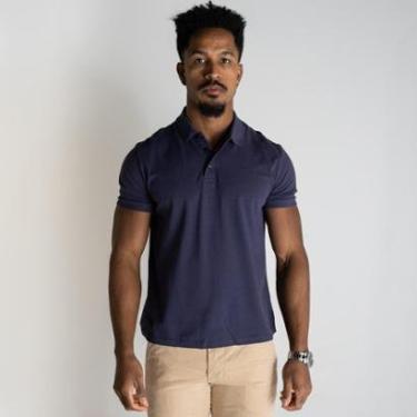 Imagem de Camisa Polo Ellus Melange Roxo-Masculino
