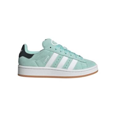 Imagem de adidas Campus 00 Tênis infantil grande, Semi Flash Aqua/Ftwr Branco/Goma, 18