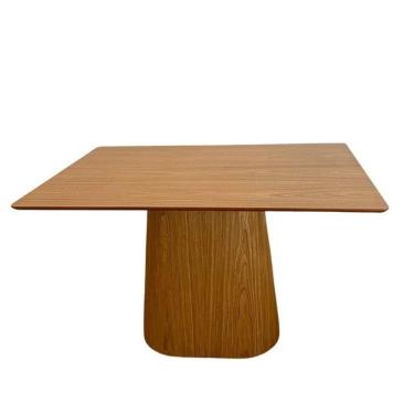 Imagem de Mesa De Jantar Cone Retangular 200x100 Cm Base Oval Cinamomo Tampo Personal Decor Design