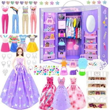 Imagem de Conjunto de roupas e acessórios para bonecas de 11,5 polegadas - 65 un